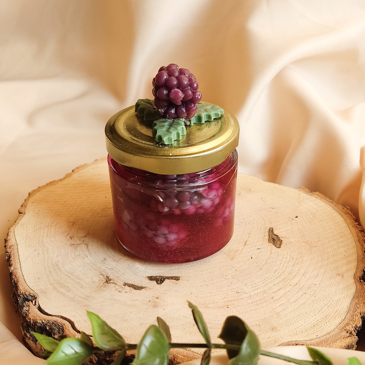 شمع مربای تمشک (شاهتوت) عطری