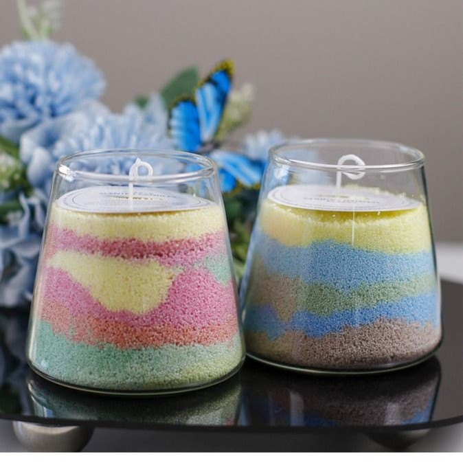 شمع پودری 500 گرمی(سفید،رنگی،عطری)