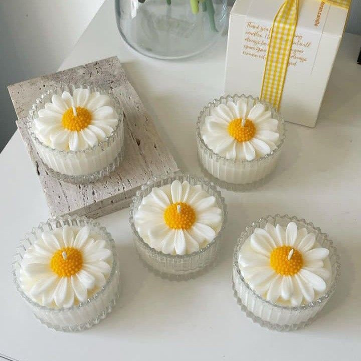 شمع گل بابونه (مارگریت)